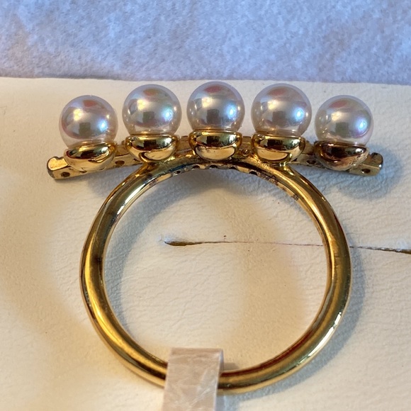 New 925 Majorica 1890 Pearl Ring - Picture 3 of 6